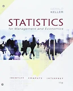 Cover of Statistics for Management and Economics, Loose-Leaf Version