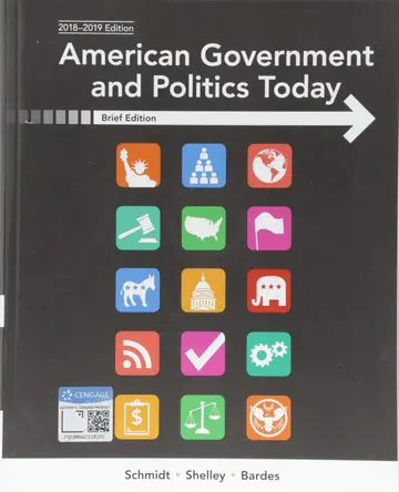 Cover of American Government/politics Today Brf 2018-2019 Ed