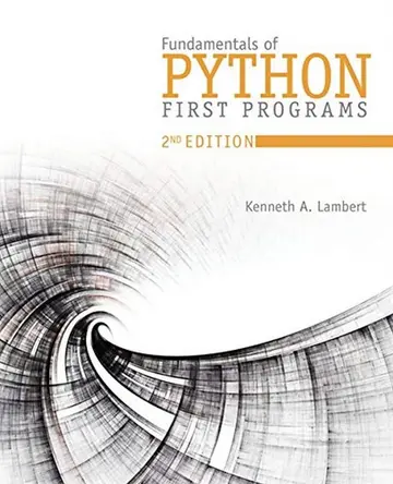 Cover of Fundamentals of Python
