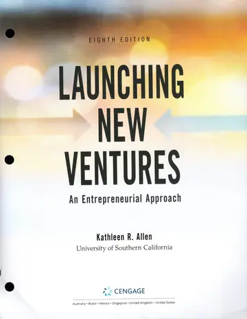 Cover of Launching New Ventures