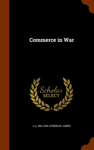 Cover of Commerce in War