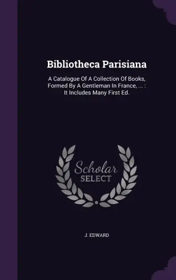 Cover of Bibliotheca Parisiana