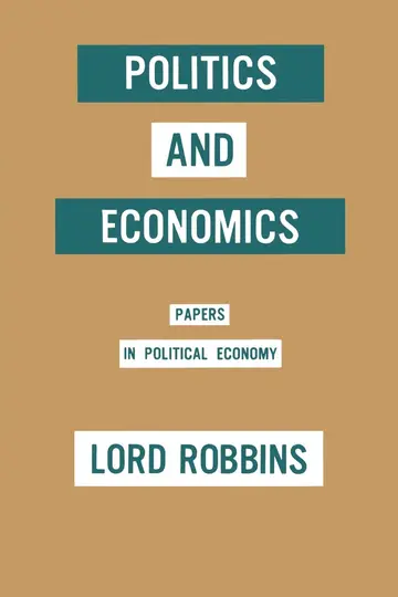 Cover of Politics and Economics