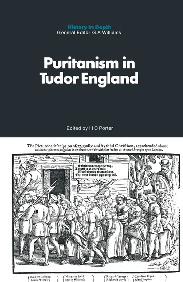 Cover of Puritanism in Tudor England