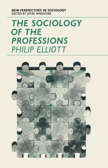 Cover of The Sociology of the Professions