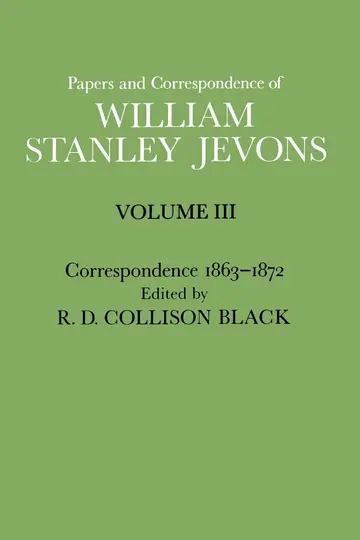 Cover of Papers and Correspondence of William Stanley Jevons