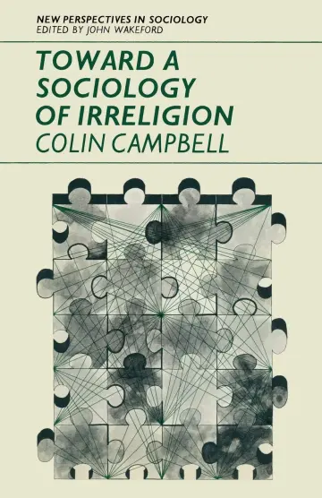 Cover of Toward a Sociology of Irreligion