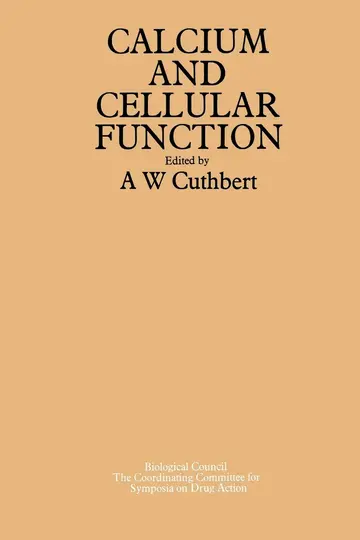 Cover of A Symposium on Calcium and Cellular Function