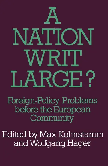 Cover of A Nation Writ Large?