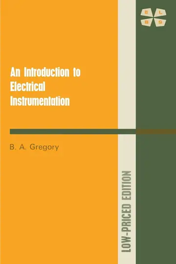 Cover of An Introduction to Electrical Instrumentation