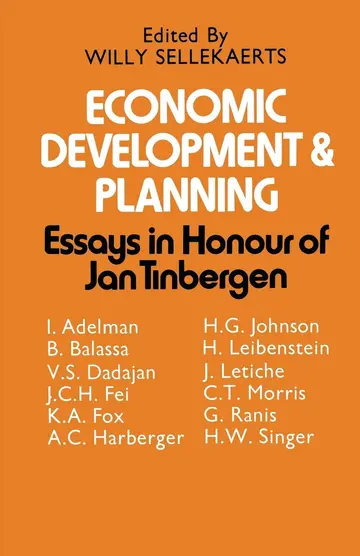 Cover of Economic Development and Planning