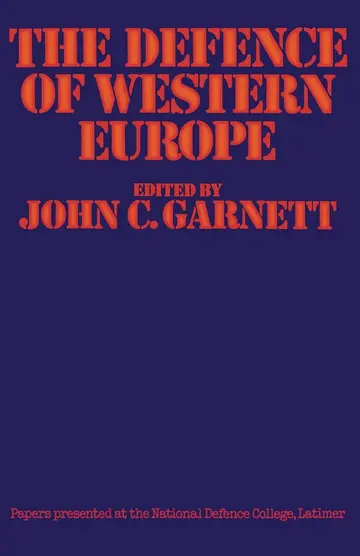 Cover of The Defence of Western Europe
