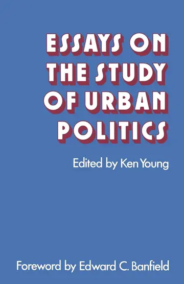 Cover of Essays on the Study of Urban Politics