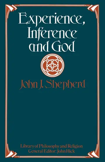 Cover of Experience, Inference and God