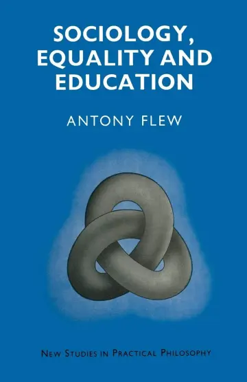 Cover of Sociology, Equality and Education