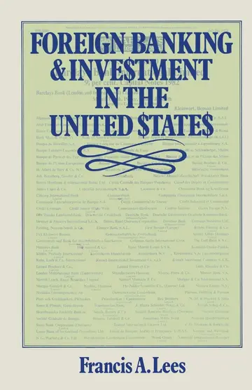 Cover of Foreign Banking and Investment in the United States