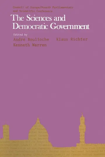 Cover of The Sciences and Democratic Government