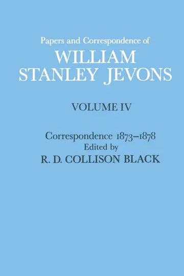 Cover of Papers and Correspondence of William Stanley Jevons