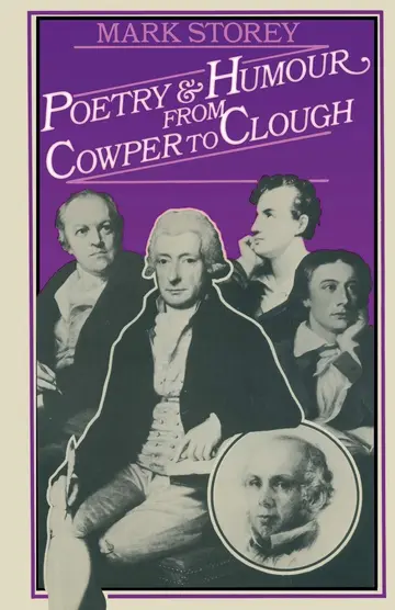 Cover of Poetry and Humour from Cowper to Clough