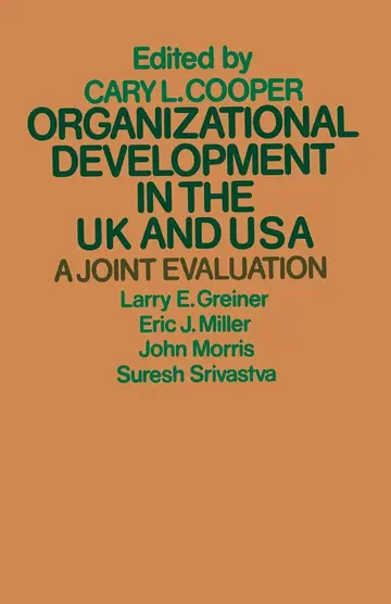 Cover of Organizational Development in the UK and USA