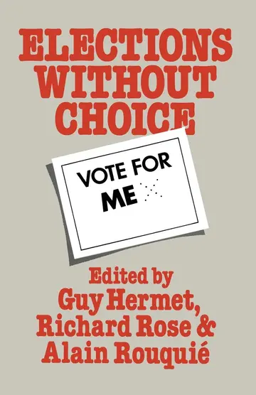 Cover of Elections Without Choice