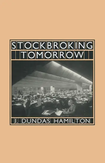 Cover of Stockbroking Tomorrow