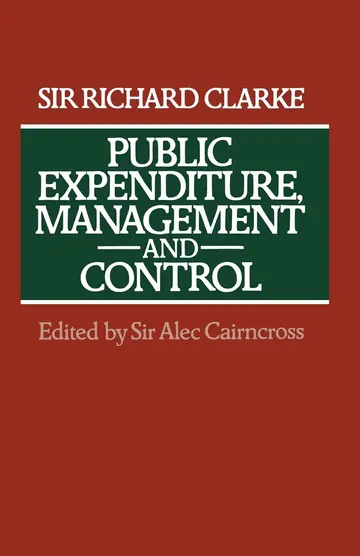Cover of Public Expenditure, Management and Control
