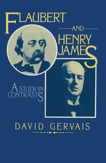 Cover of Flaubert and Henry James