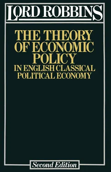 Cover of The Theory of Economic Policy