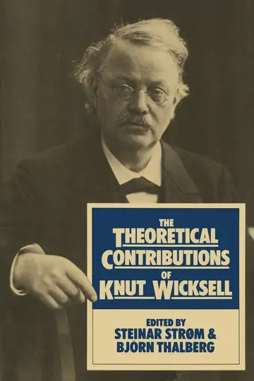 Cover of The Theoretical Contributions of Knut Wicksell