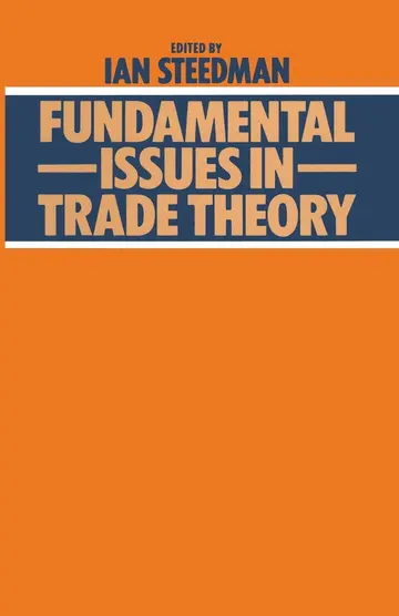 Cover of Fundamental Issues in Trade Theory