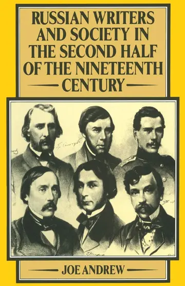 Cover of Russian Writers and Society in the Second Half of the Nineteenth Century