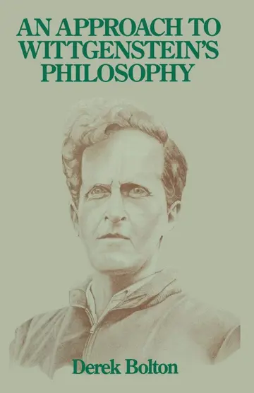 Cover of An Approach to Wittgenstein's Philosophy