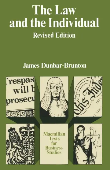 Cover of The Law and the Individual