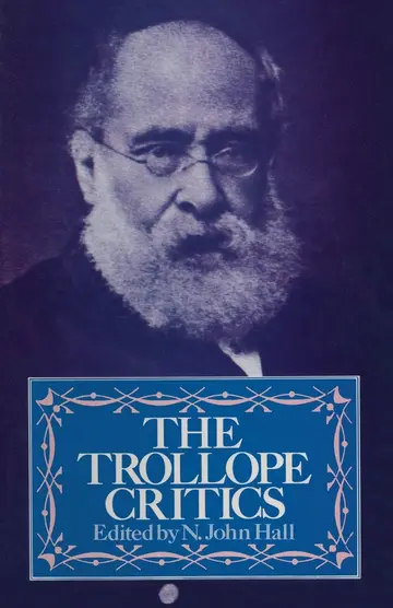 Cover of The Trollope Critics