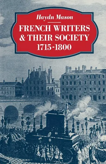 Cover of French Writers and their Society 1715–1800