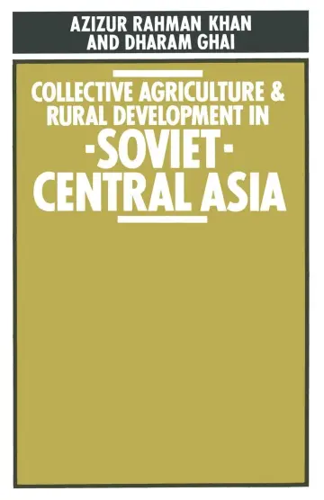 Cover of Collective Agriculture and Rural Development in Soviet Central Asia