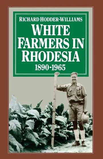 Cover of White Farmers in Rhodesia, 1890–1965