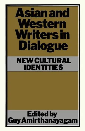 Cover of Asian and Western Writers in Dialogue