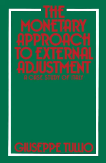 Cover of The Monetary Approach to External Adjustment