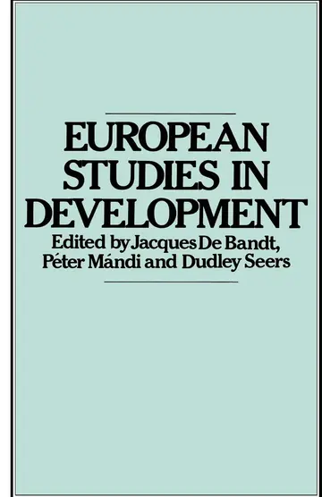Cover of European Studies in Development