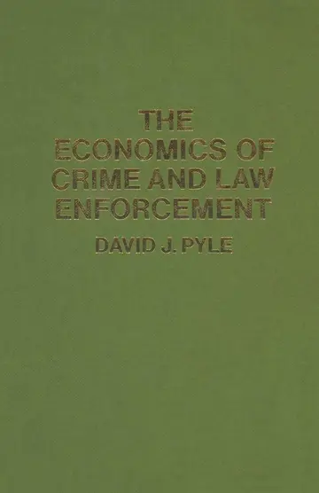Cover of The Economics of Crime and Law Enforcement