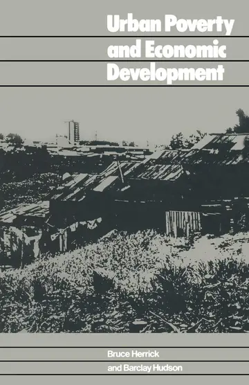 Cover of Urban Poverty and Economic Development