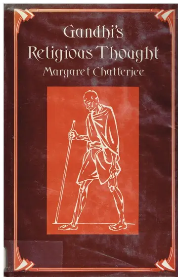 Cover of Gandhi's Religious Thought Book
