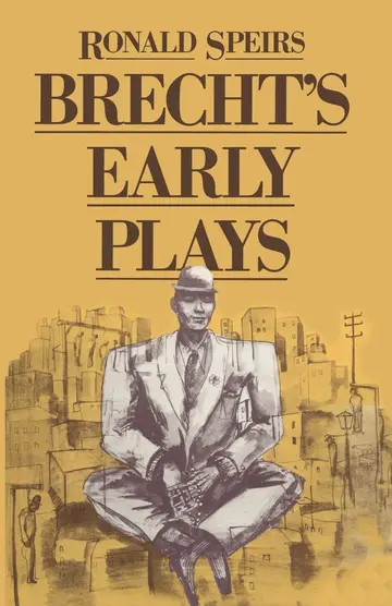 Cover of Brecht’s Early Plays