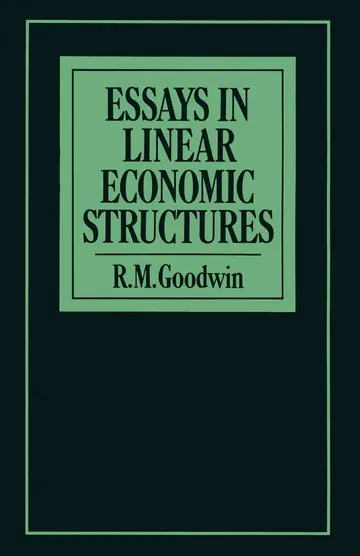 Cover of Essays in Linear Economic Structures