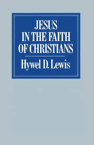 Cover of Jesus in the Faith of Christians