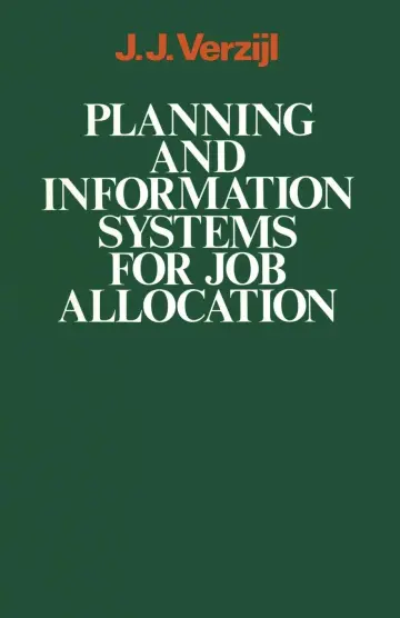 Cover of Planning and Information Systems for Job Allocation