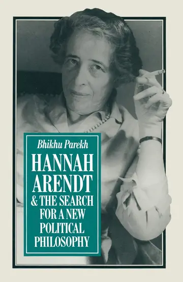 Cover of Hannah Arendt and the Search for a New Political Philosophy