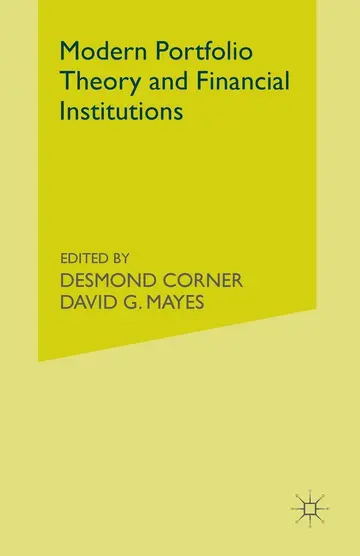 Cover of Modern Portfolio Theory and Financial Institutions